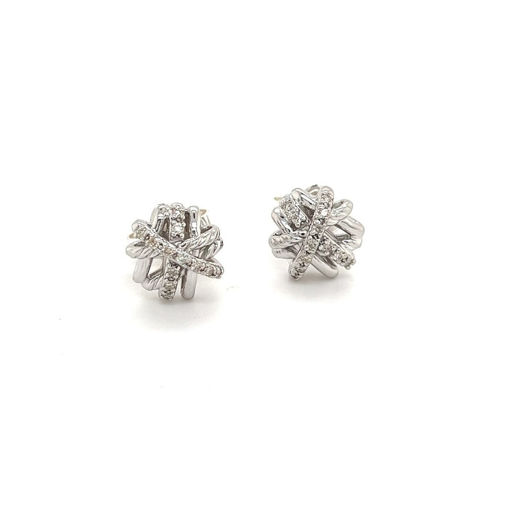 David Yurman Silver Earrings